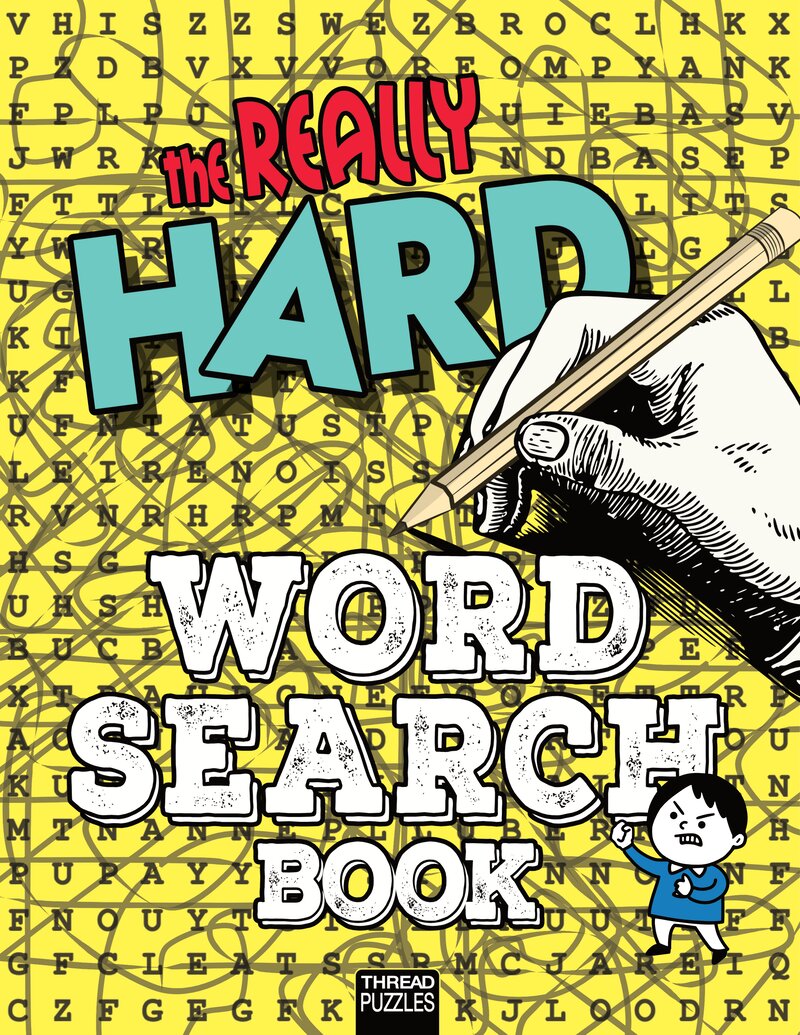 The Really Hard Word Search Book for Smart Kids and Adults Thumbnail