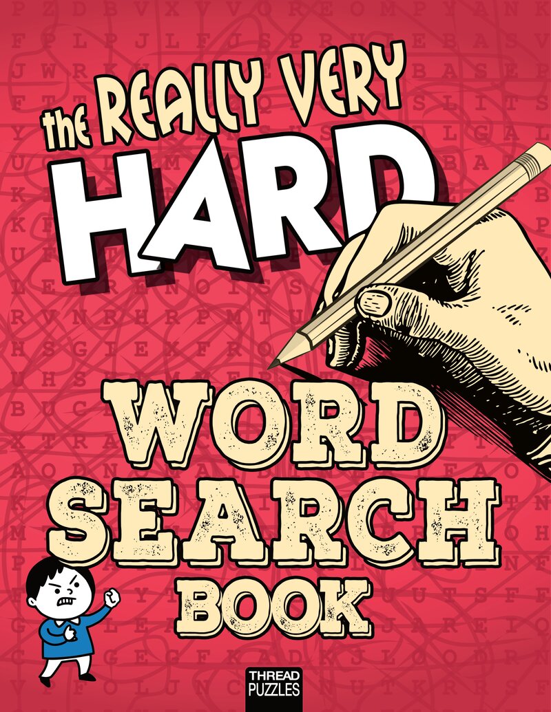 The Really Very Hard Word Search Book for Smart Kids and Adults Thumbnail