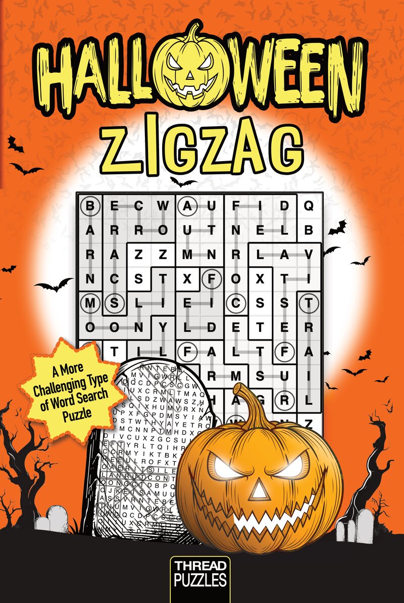 Halloween Word Zigzag Search for Clever Minds Thumbnail